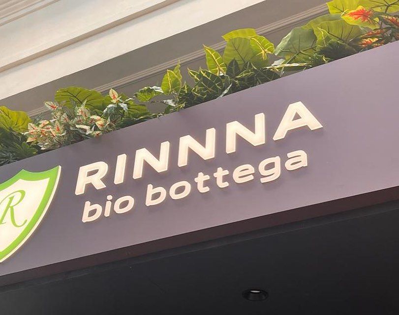 insegna biobottega Rinnna