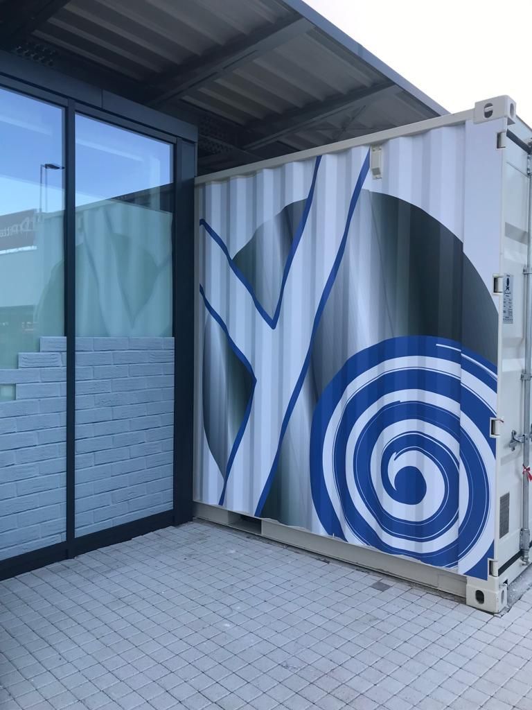 stampa grafica su parete