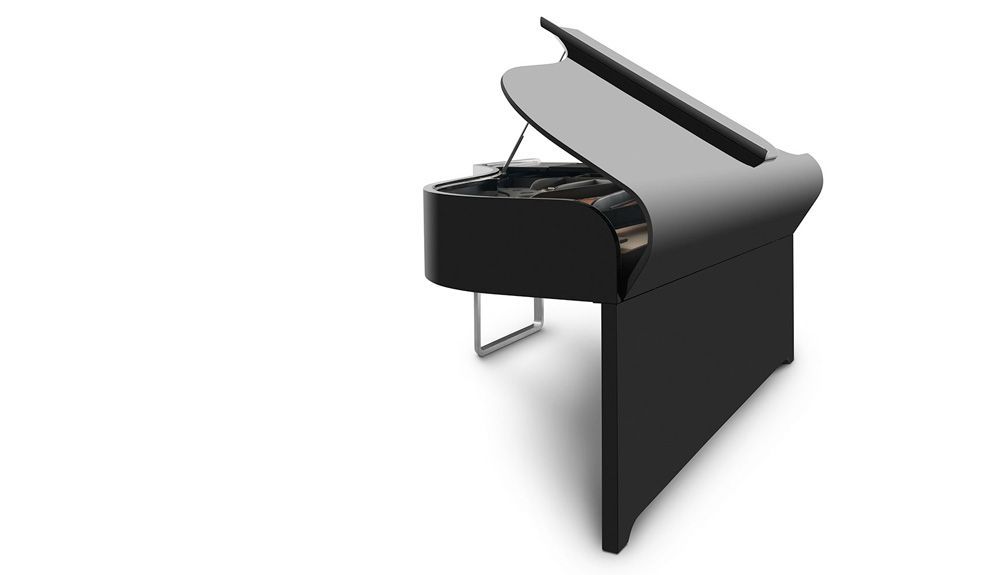 BOSENDORFER Audi piano full view rear, VIP Pianos