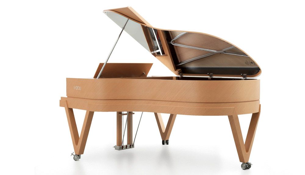 FAZIOLI Telus Piano angle, VIP Pianos