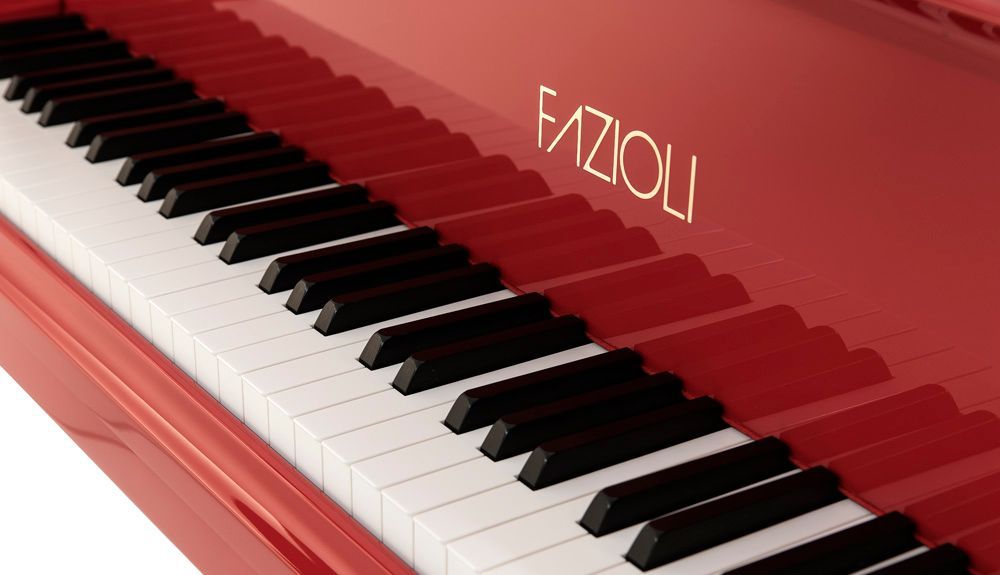 FAZIOLI Marco Polo red keys, VIP Pianos