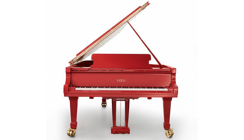 FAZIOLI Marco Polo red front, VIP Pianos