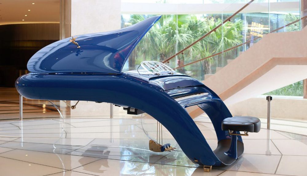 SCHIMMEL Peagasus, German designer Prof. Luigi Colani