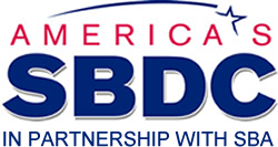 The logo for america 's sbdc in partnership with sba