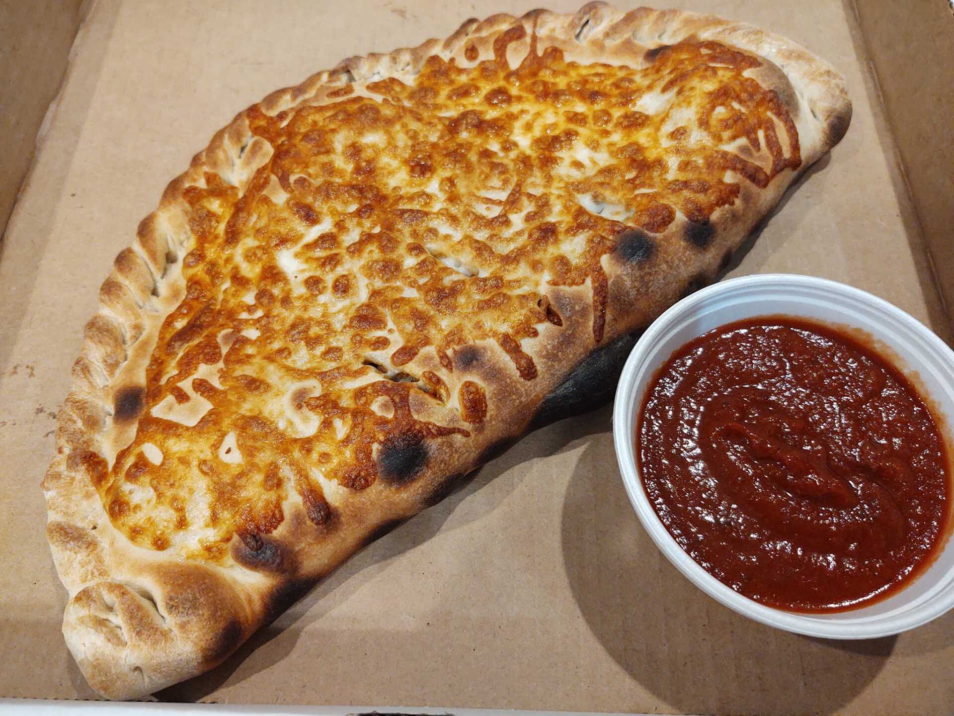 Calzone with Salsa