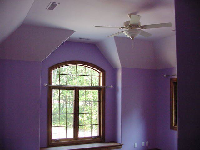 Arched Window with Corners and Textured Ceiling — Merrillville, IN — Van Gogh Inc.