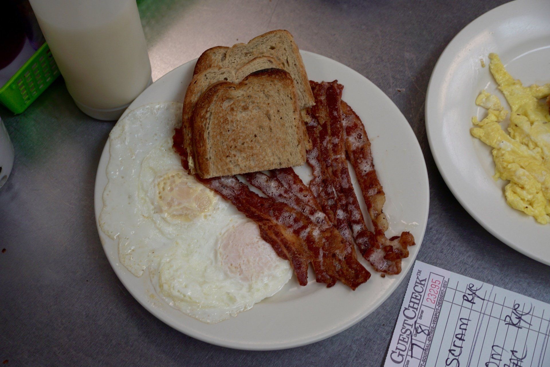 Little George's Restaurant Eggs and Bacon