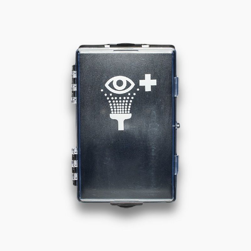 EyeWash EyeAid oogspoelflessen station leeg