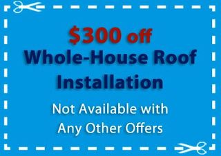 $300 Whole House Roof Installation