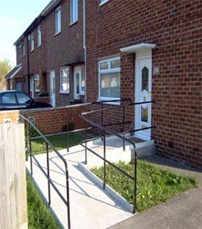 Building and construction services - Newcastle, Tyne and Wear - Prospect Builders Ltd - Handrail ramp
