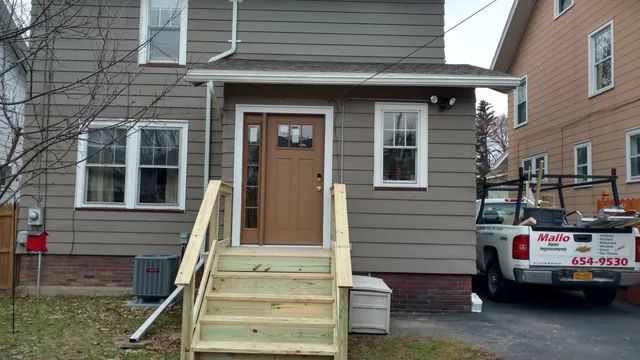 Front House Stair — Rochester, NY — Mallo Home Improvements