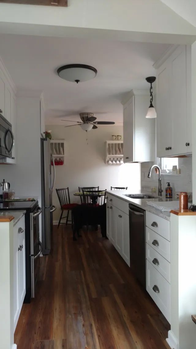 Kitchen Wooden Floor — Rochester, NY — Mallo Home Improvements