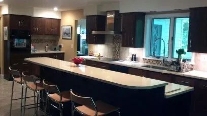 Wooden Floor of Kitchen — Rochester, NY — Mallo Home Improvements