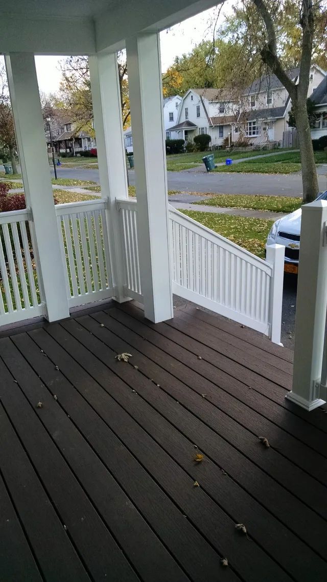 Installed Wooden Floor of Porch — Rochester, NY — Mallo Home Improvements