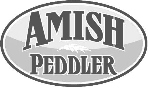 Amish Peddler logo in grayscale