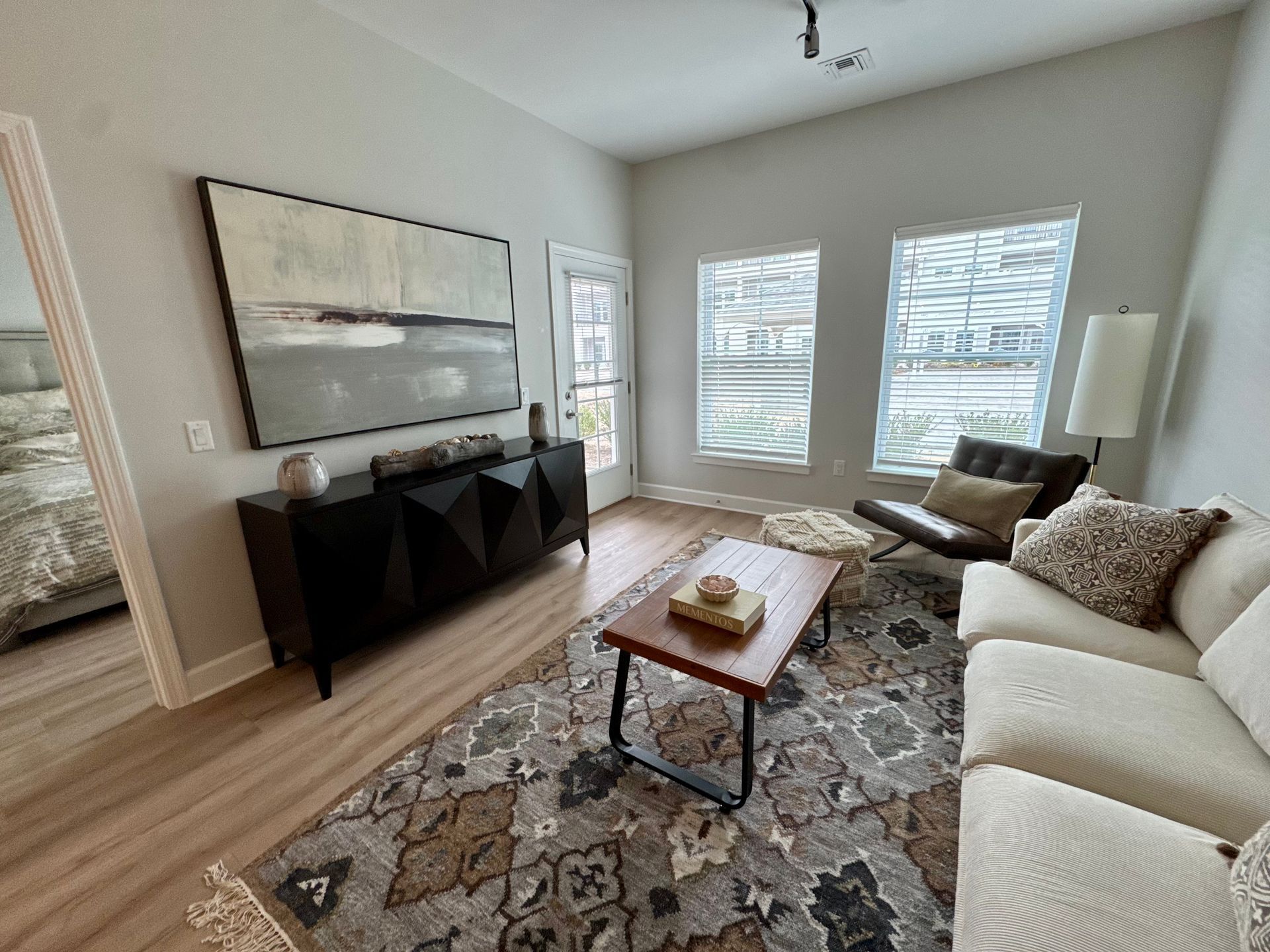 Modern photo of kitchen and kitchen island