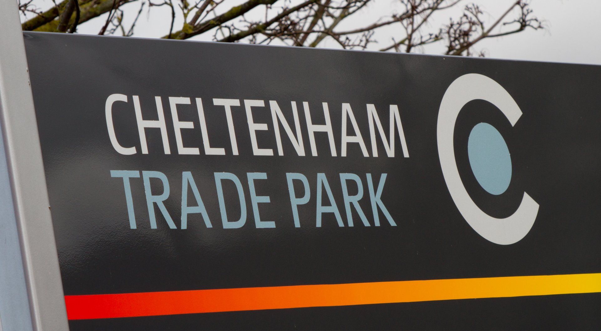 Cheltenham trade park signboard