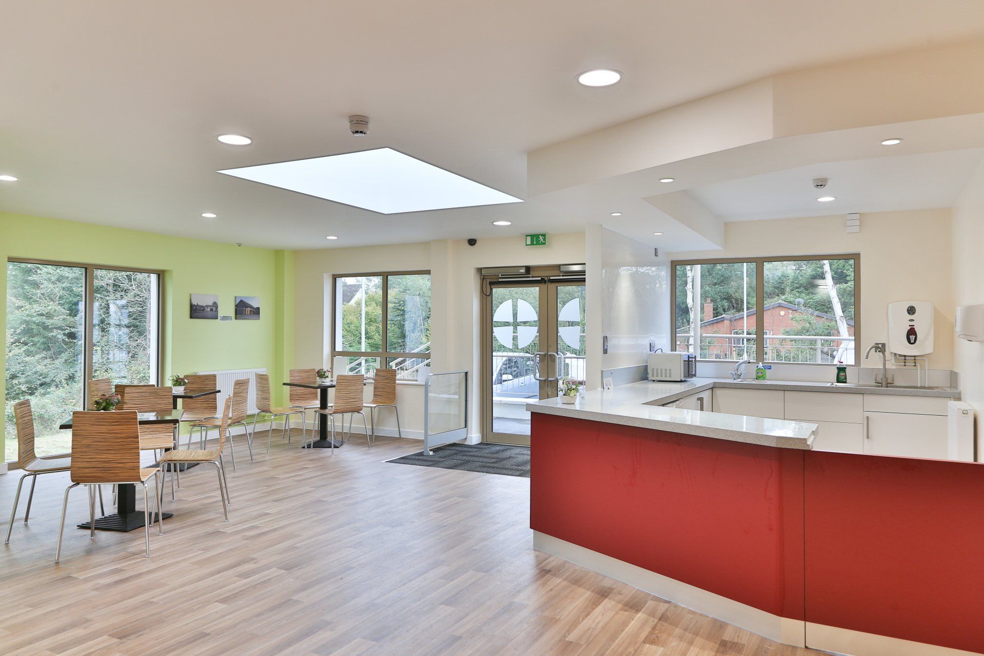 Badminton Road Methodist Church eating area Refurbishment of the Church and the Creation of a new Prayer Chapel Bristol