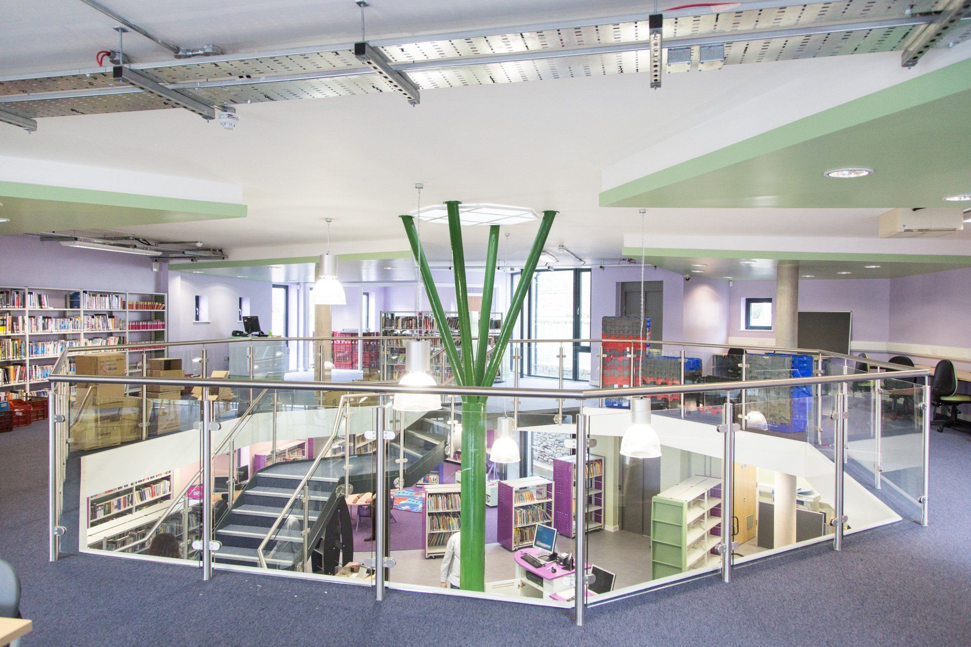 Bishopston library and apartments library Bristol