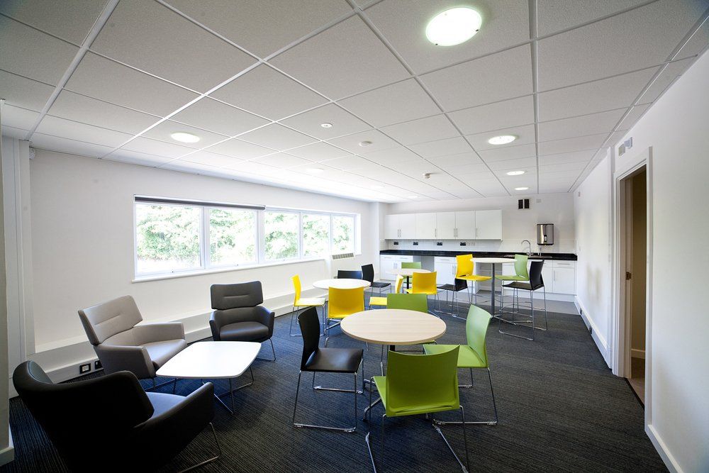 Rotork office communal area Commercial Office and Warehouse Refurbishment Bath