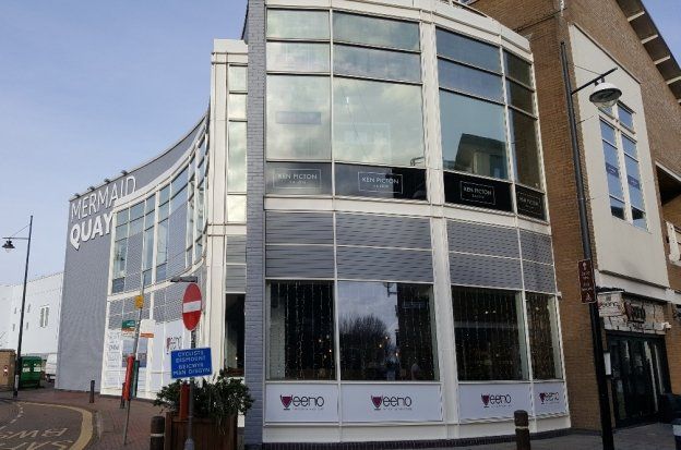 Mermaid Quay building view windows Cafe Demolition and Facade Refurbishment Cardiff