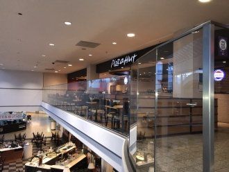 retail shopping centre food court Replacement of balustrades Bristol