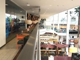 retail shopping centre  food court Replacement of balustrades Bristol