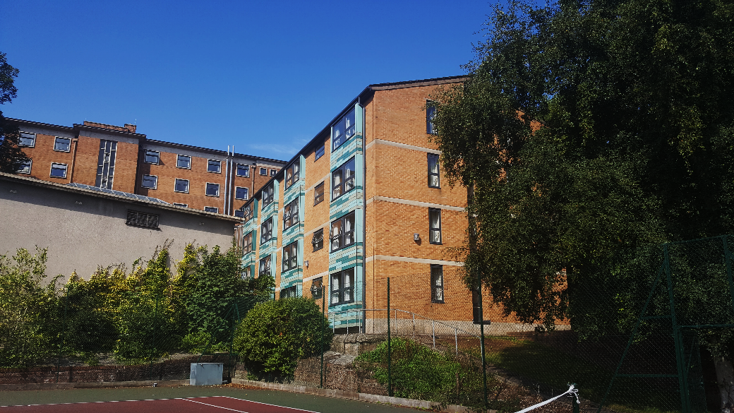 University of Bristol South Wing Residence exterior view window replacement