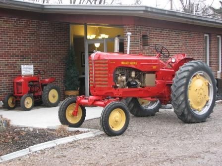 several motorcycles are parked in front of a funeral home