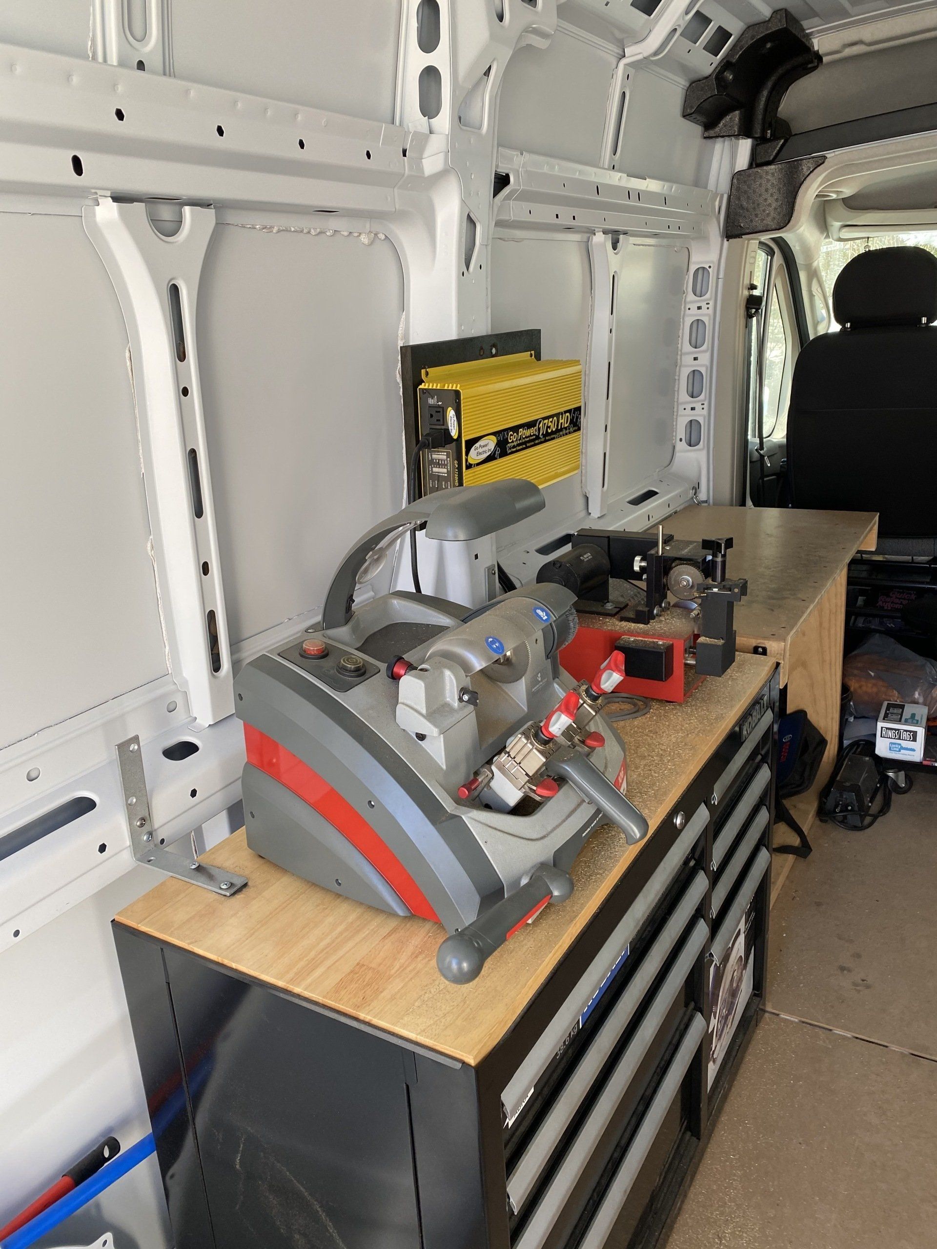 Key Machine Inside Van — Lanconia, NH — Bob’s Lock & Key LLC