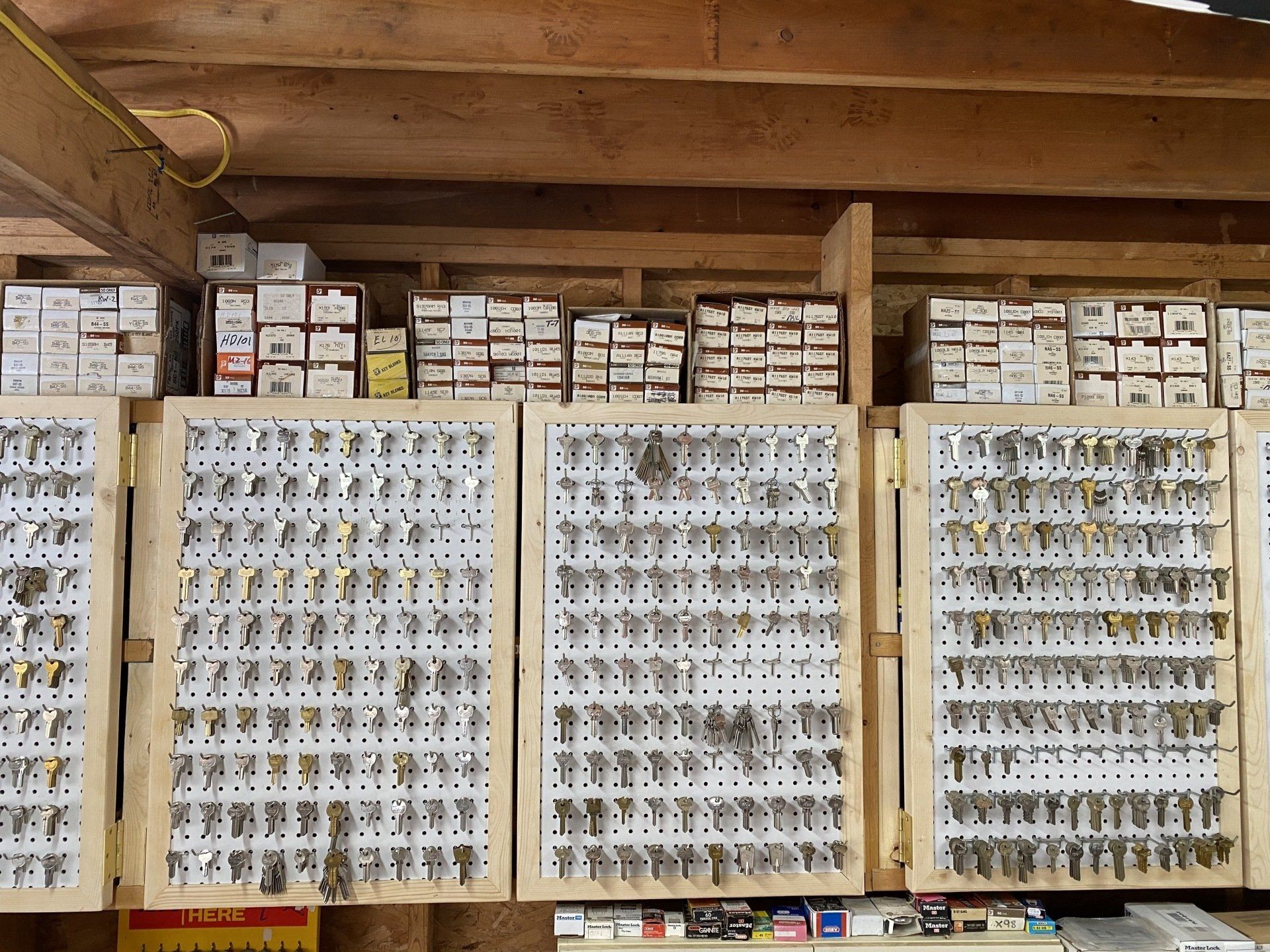 Displayed Keys — Lanconia, NH — Bob’s Lock & Key LLC