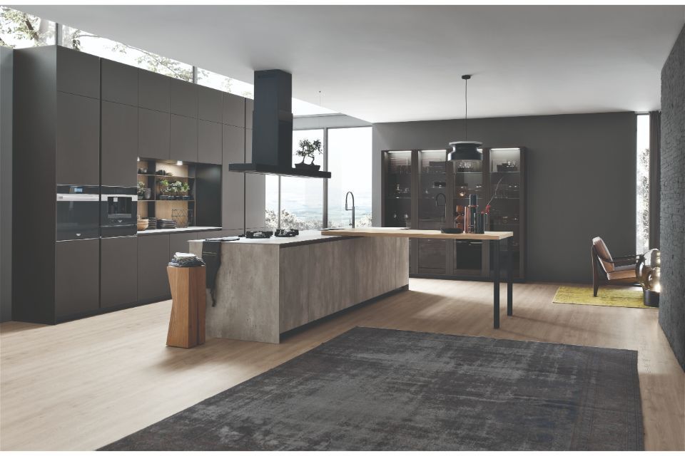 cucina moderna con isola