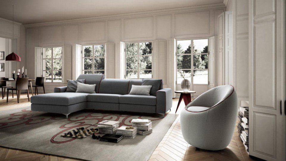 divano con poltroncina