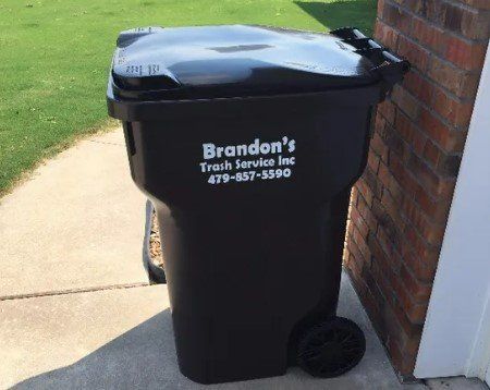 Trash Receptacle — Russellville, AR — Brandon’s Trash Service