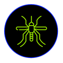 green-bed-bug-icon