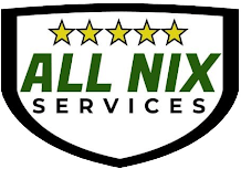 the logo for all nix services is a shield with stars on it .