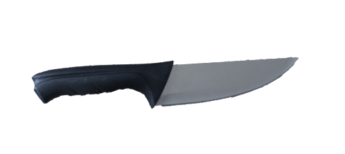 knife on white background