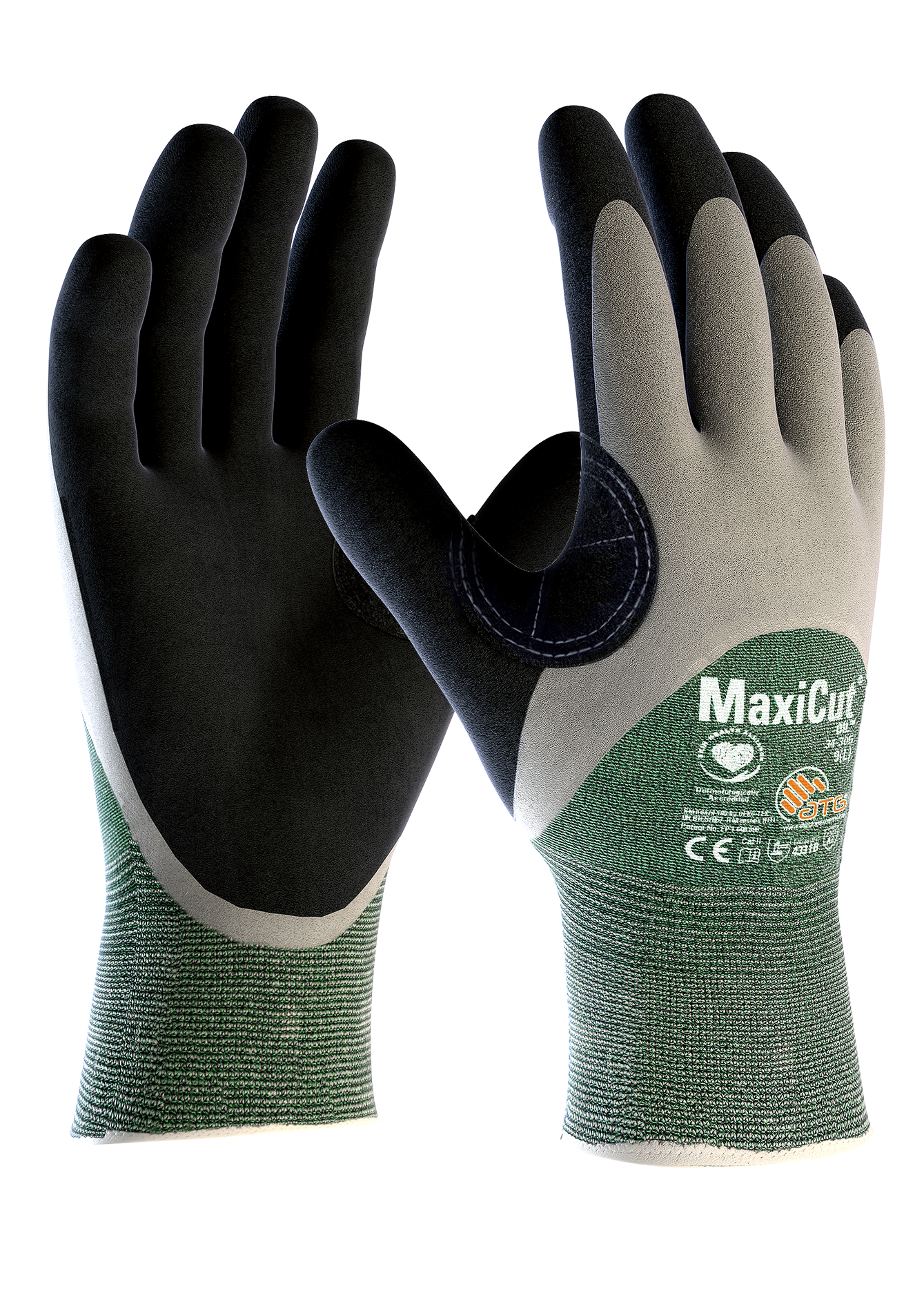 A pair of gloves with the word man on them
