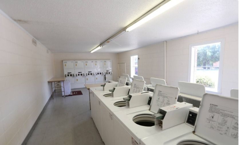 Camelot apartment laundry room