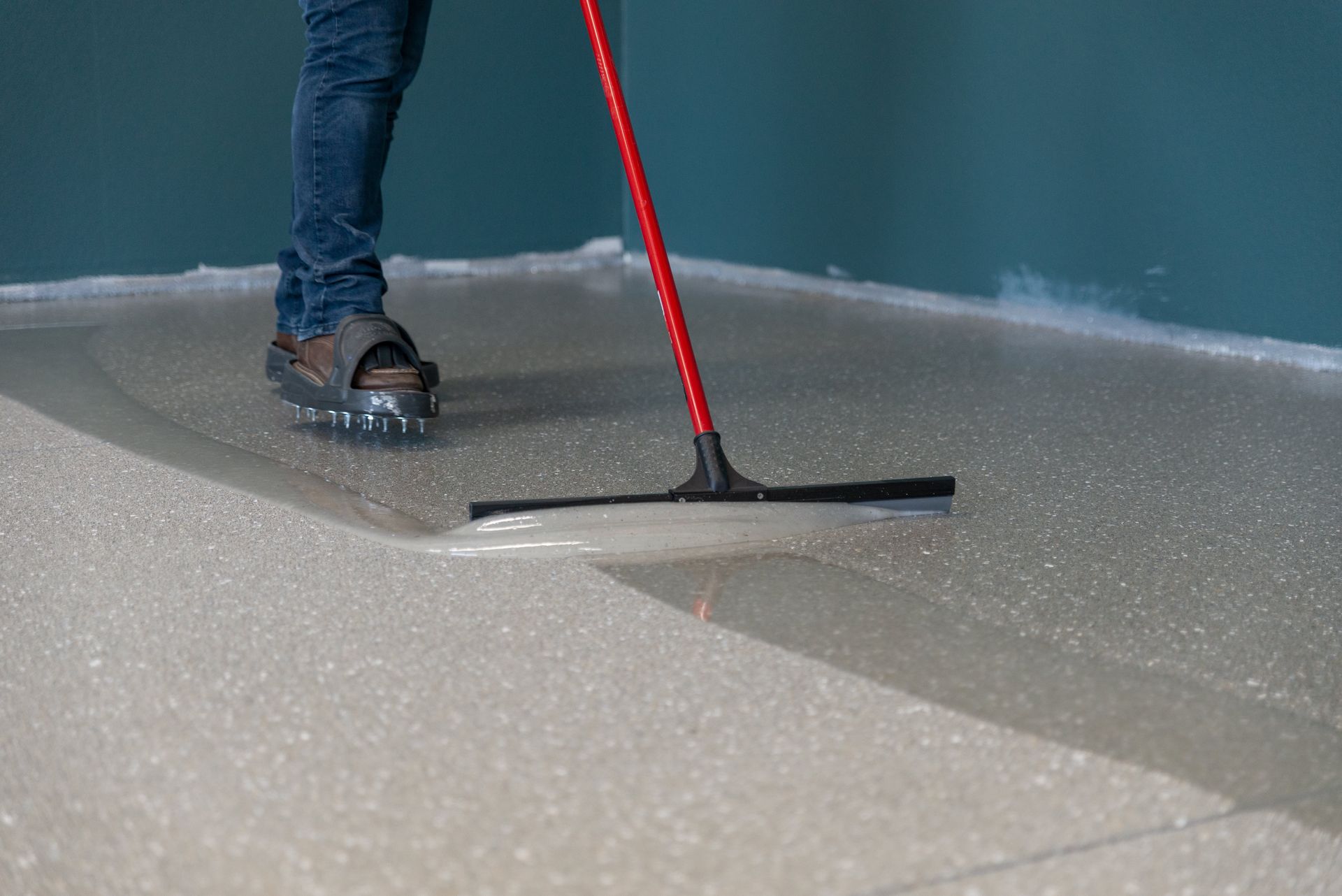 adding coat to garage floor