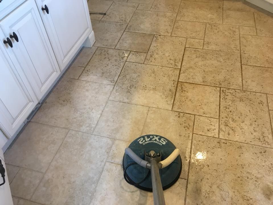 Tile and grout cleaning on Long Island by K.O.S. Cleaning 