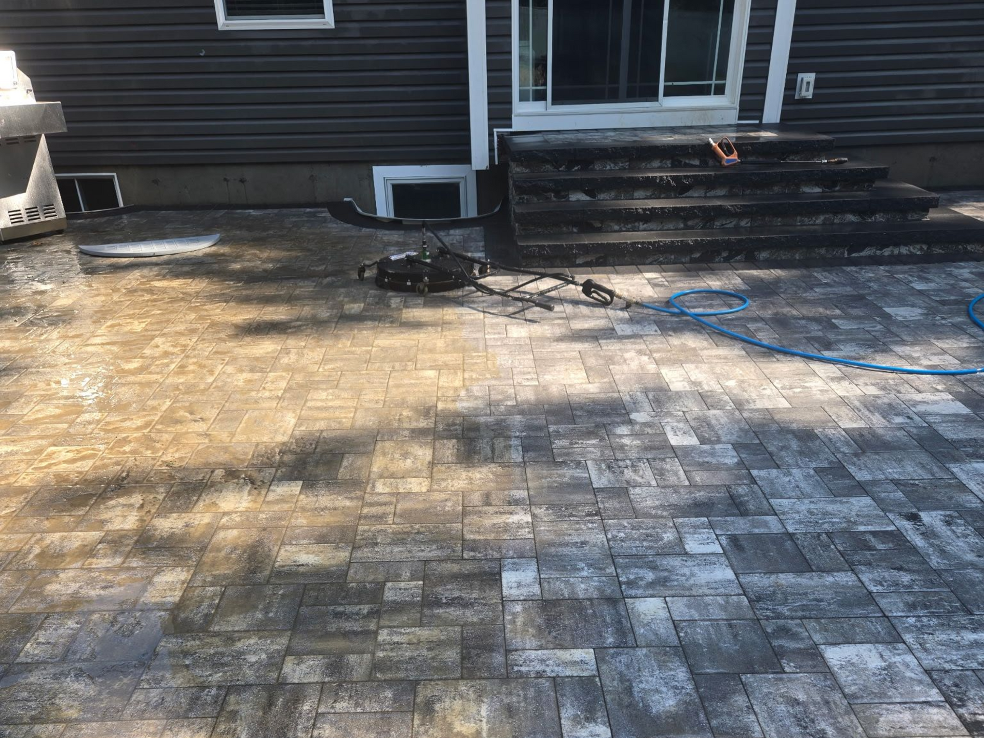 Patio pressure washing in Suffolk County NY