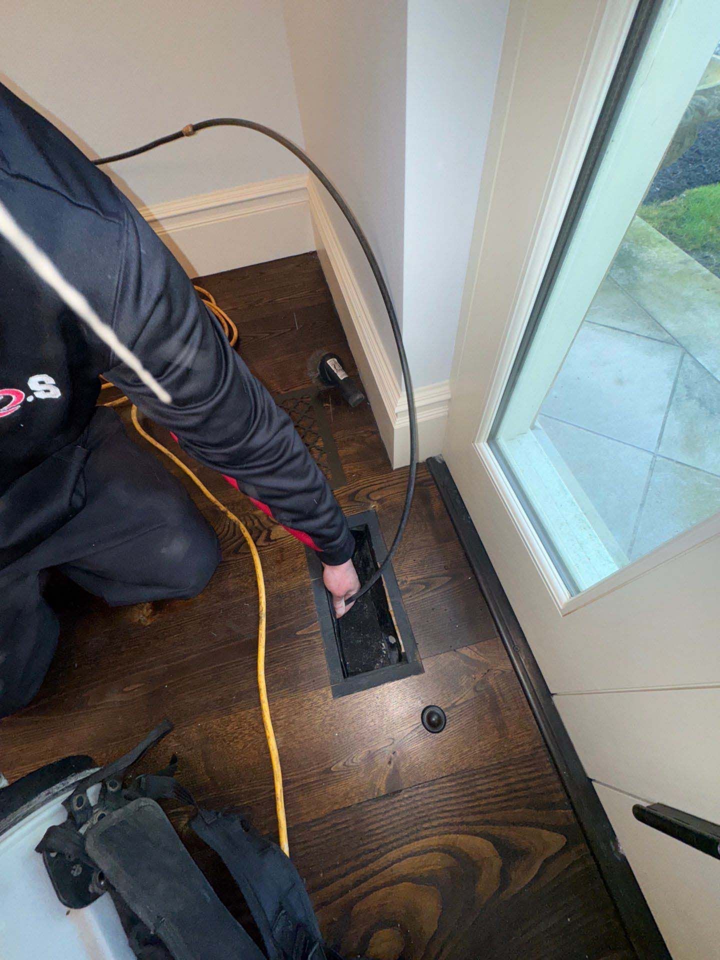 HVAC register air duct cleaning on Long Island