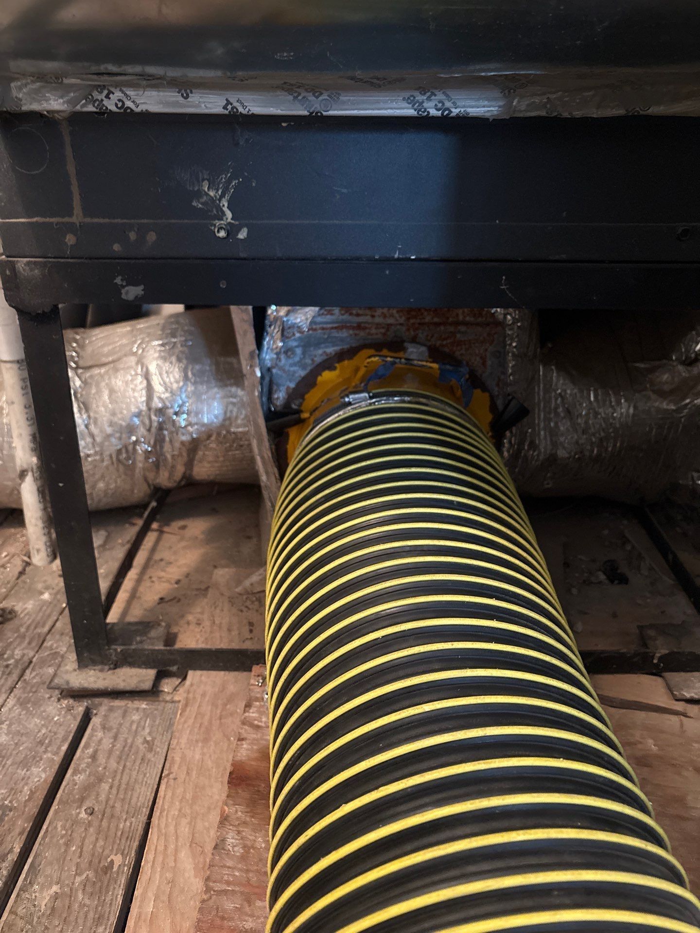 HEPA rated truck mounted air duct cleaning at a home in East Patchogue NY