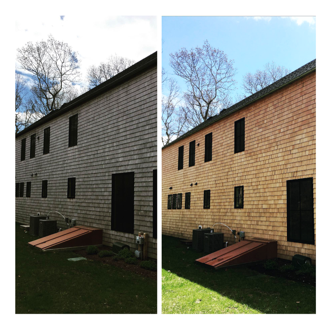 Cedar Siding Cleaning Long Island