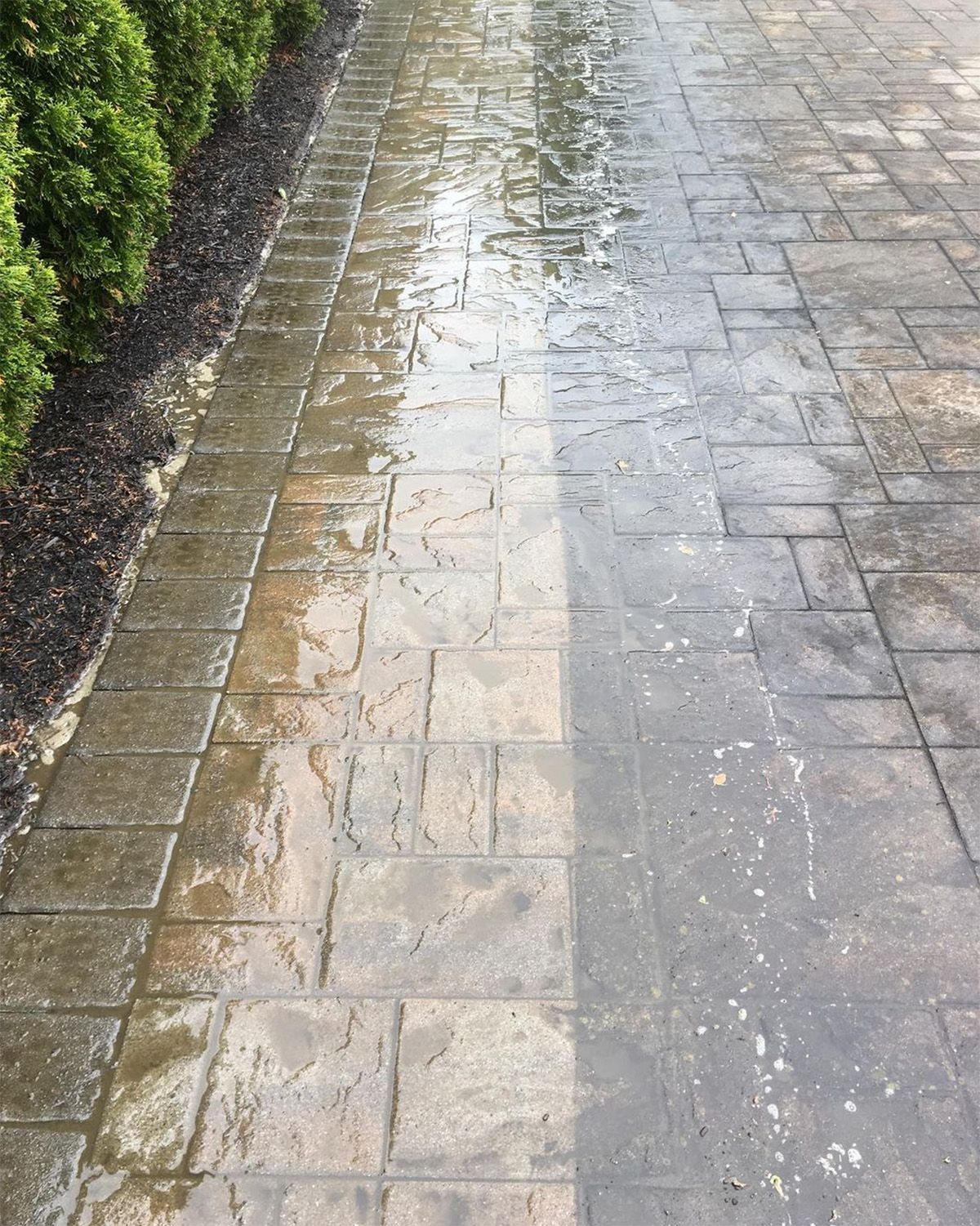 Concrete Paver Cleaning On Long Island
