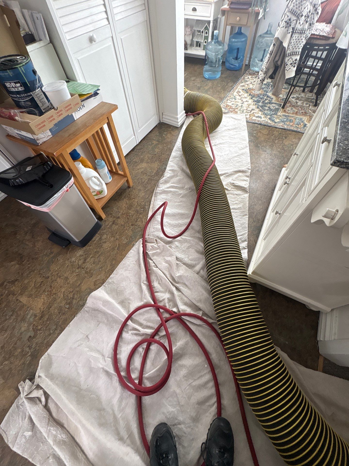 air duct cleaning at a home in East Patchogue NY