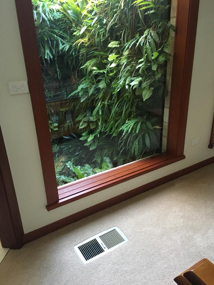 Air Conditioner Duct in the Floor — Refrigeration & Air Conditioning in Kempsey, NSW