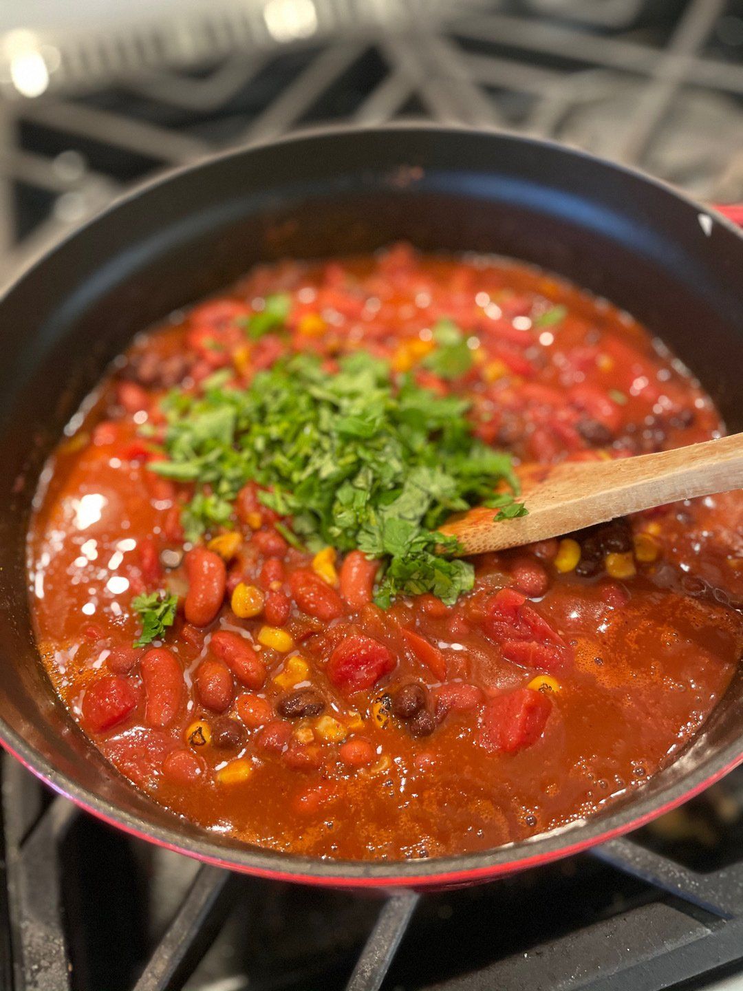 Vegetarian Chili in Under an Hour by emily moss of thrivyest