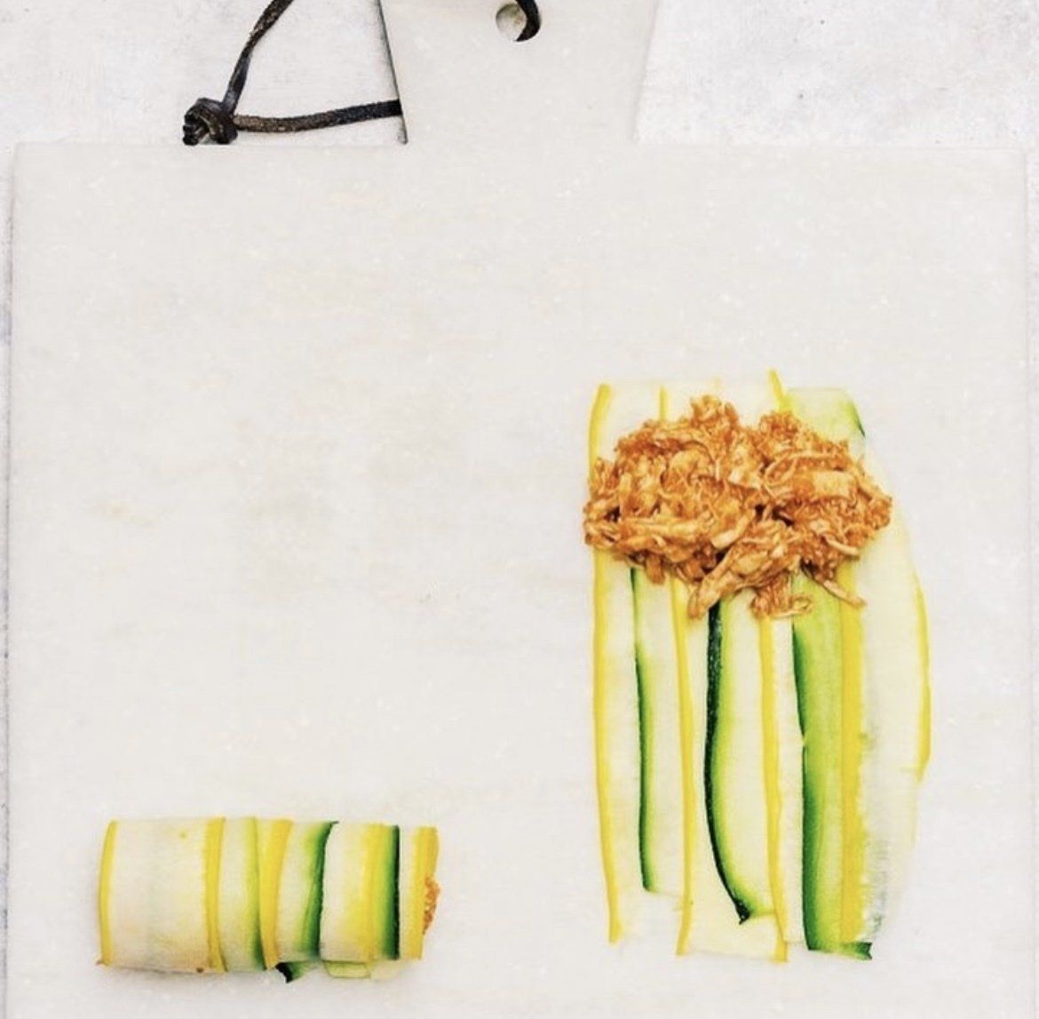 Zucchini Chicken Enchilada Roll-Ups by thrivyest